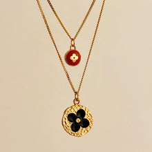 Load image into Gallery viewer, Authentic repurposed Louis Vuitton monogram set - two necklaces