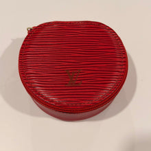Load image into Gallery viewer, Authentic pre loved Louis Vuitton leather jewelry case - smaller