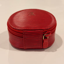Load image into Gallery viewer, Authentic pre loved Louis Vuitton leather jewelry case - smaller