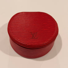 Load image into Gallery viewer, Authentic pre loved Louis Vuitton leather jewelry case - larger