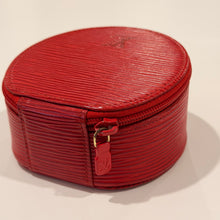 Load image into Gallery viewer, Authentic pre loved Louis Vuitton leather jewelry case - larger