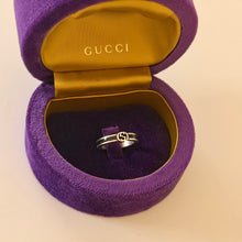 Load image into Gallery viewer, Authentic Gucci logo ring - original - includes original box