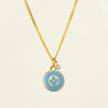 Load image into Gallery viewer, Authentic repurposed Louis Vuitton monogram necklace
