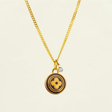 Load image into Gallery viewer, Authentic repurposed Louis Vuitton monogram necklace - dark brown

