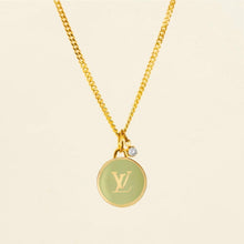 Load image into Gallery viewer, Authentic repurposed Louis Vuitton monogram necklace
