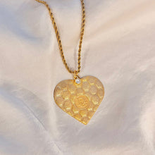 Load image into Gallery viewer, Authentic repurposed Dior heart necklace - medium size
