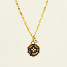 Load image into Gallery viewer, Authentic repurposed Louis Vuitton monogram necklace - dark brown
