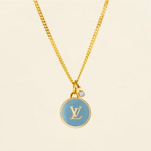 Load image into Gallery viewer, Authentic repurposed Louis Vuitton monogram necklace
