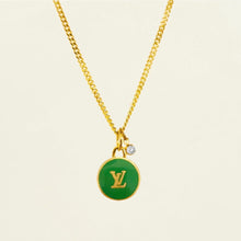 Load image into Gallery viewer, Authentic repurposed Louis Vuitton monogram necklace
