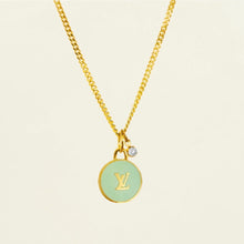 Load image into Gallery viewer, Authentic repurposed Louis Vuitton monogram necklace
