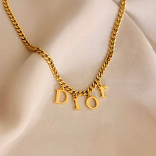 Load image into Gallery viewer, Authentic repurposed Dior necklace
