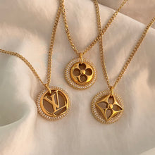 Load image into Gallery viewer, Authentic repurposed Louis Vuitton monogram necklace - select which style
