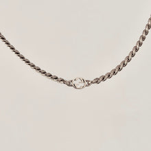 Load image into Gallery viewer, Authentic repurposed Gucci logo necklace - silver
