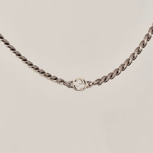 Load image into Gallery viewer, Authentic repurposed Gucci logo necklace - silver
