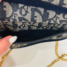 Load image into Gallery viewer, Authentic Dior wallet with crossbody chain
