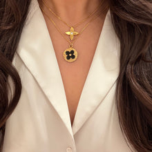 Load image into Gallery viewer, Authentic repurposed Louis Vuitton monogram set - two necklaces
