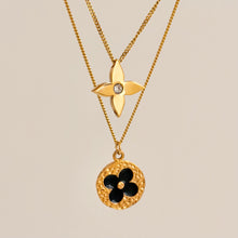 Load image into Gallery viewer, Authentic repurposed Louis Vuitton monogram set - two necklaces
