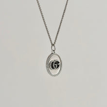 Load image into Gallery viewer, Authentic repurposed Gucci silver logo necklace
