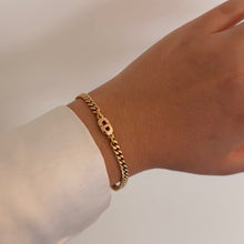 Load image into Gallery viewer, Authentic repurposed Dior CD logo bracelet
