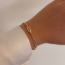 Load image into Gallery viewer, Authentic repurposed Dior CD logo bracelet
