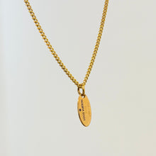 Load image into Gallery viewer, Authentic repurposed Louis Vuitton mini tag necklace
