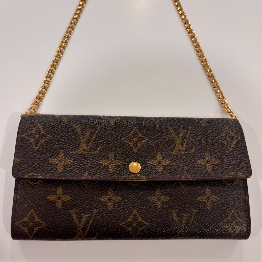 Authentic Louis Vuitton crossbody wallet