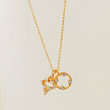 Load image into Gallery viewer, Authentic repurposed Louis Vuitton monogram necklace
