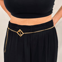 Load image into Gallery viewer, Authentic repurposed Fendi logo chain belt
