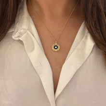 Load image into Gallery viewer, Authentic repurposed Bvlgari crystal necklace - silver
