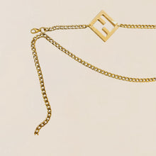 Load image into Gallery viewer, Authentic repurposed Fendi logo chain belt
