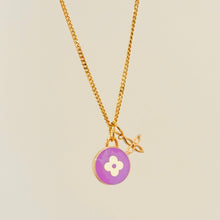 Load image into Gallery viewer, Authentic repurposed Louis Vuitton monogram necklace
