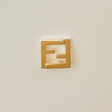 Load image into Gallery viewer, Authentic repurposed Fendi logo brooch
