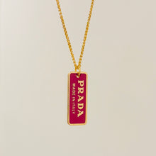Load image into Gallery viewer, Authentic repurposed Prada necklace - small size
