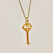 Load image into Gallery viewer, Authentic repurposed Gucci logo key necklace
