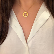 Load image into Gallery viewer, Authentic repurposed Fendi engraved necklace
