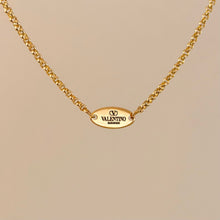 Load image into Gallery viewer, Authentic repurposed Valentino mini necklace
