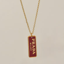 Load image into Gallery viewer, Authentic repurposed Prada necklace
