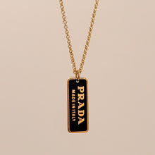 Load image into Gallery viewer, Authentic repurposed Prada necklace
