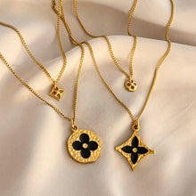 Load image into Gallery viewer, Authentic repurposed Louis Vuitton monogram set - two necklaces
