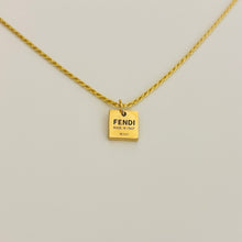 Load image into Gallery viewer, Authentic repurposed Fendi necklace
