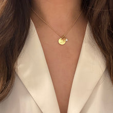 Load image into Gallery viewer, Authentic repurposed Louis Vuitton monogram charm necklace

