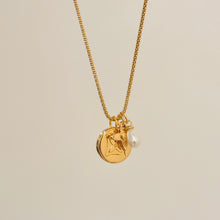 Load image into Gallery viewer, Authentic repurposed Louis Vuitton monogram charm necklace
