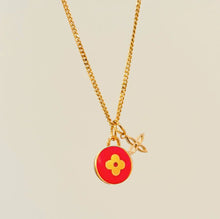 Load image into Gallery viewer, Authentic repurposed Louis Vuitton monogram necklace
