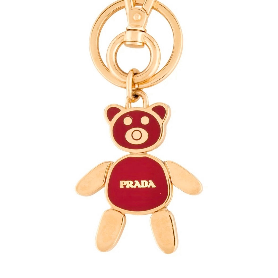 Authentic Prada bear keychain