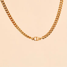 Load image into Gallery viewer, Authentic repurposed Dior logo necklace
