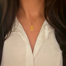 Load image into Gallery viewer, Authentic repurposed Cartier logo necklace
