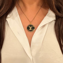 Load image into Gallery viewer, Authentic repurposed Louis Vuitton coin necklace
