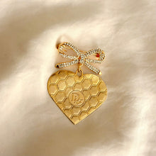 Load image into Gallery viewer, Authentic repurposed Dior brooch - crystal
