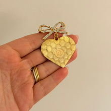 Load image into Gallery viewer, Authentic repurposed Dior brooch - crystal
