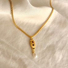 Load image into Gallery viewer, Authentic repurposed Dior logo CD necklace
